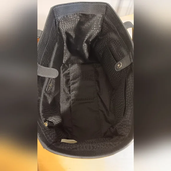 Kate Spade ♠️ Big Bow Black Leather Satchel NWOT - Picture 4 of 9